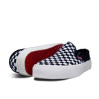 Slip On Checkerboard White