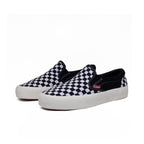 Slip On Checkerboard White