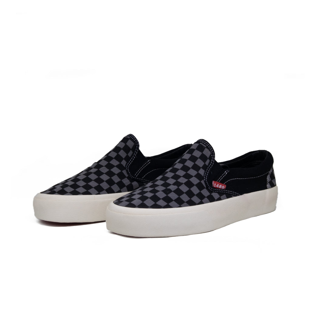 Slip On Checkerboard Grey