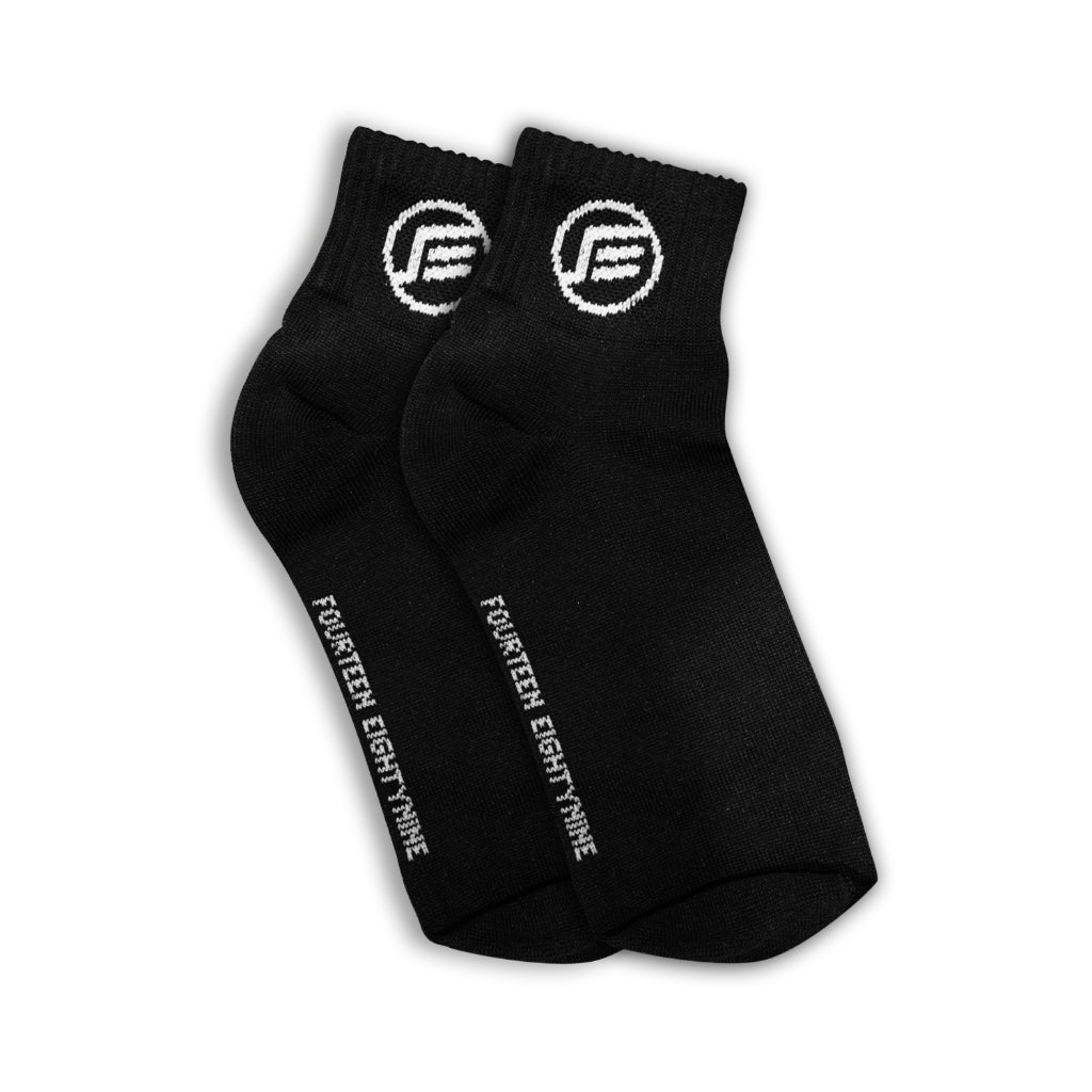 1489 Socks Logo Black