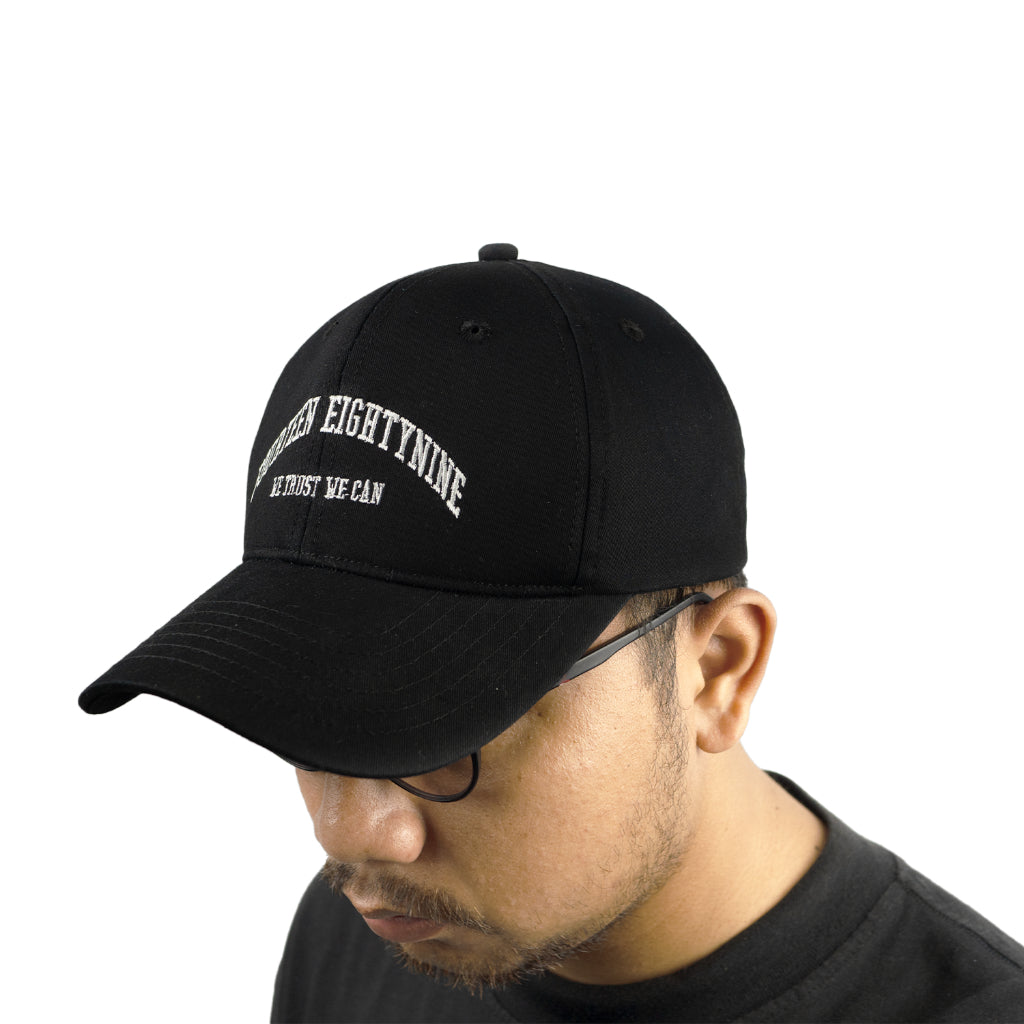 Baseball Caps 6 Panel WTWC Black