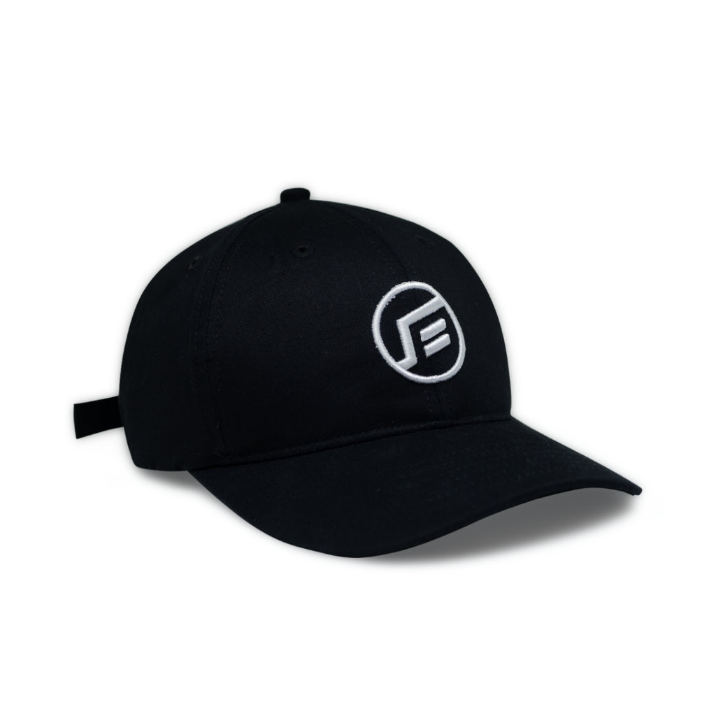 Baseball Caps 6 Panel Logo Black