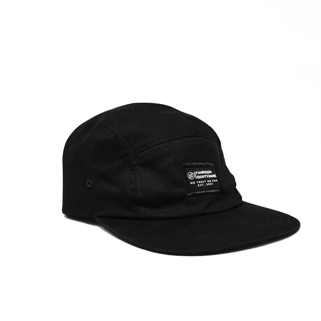Caps 5 Panel Logo Black
