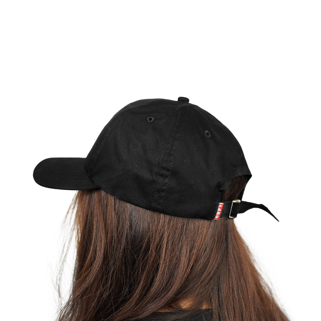 Baseball Caps 6 Panel Logo Black