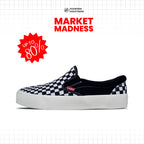 Slip On Checkerboard White
